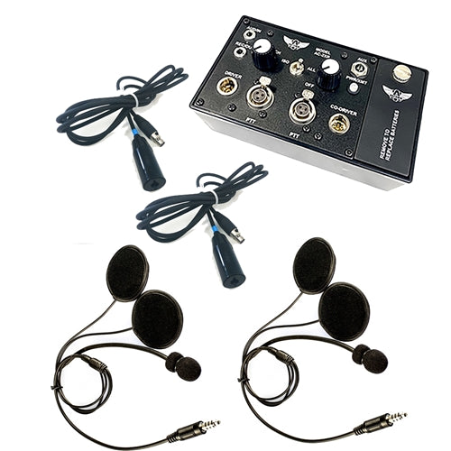 Portable (2) Person Intercom W/ (2) DIGITAL S9 Helmet Kits