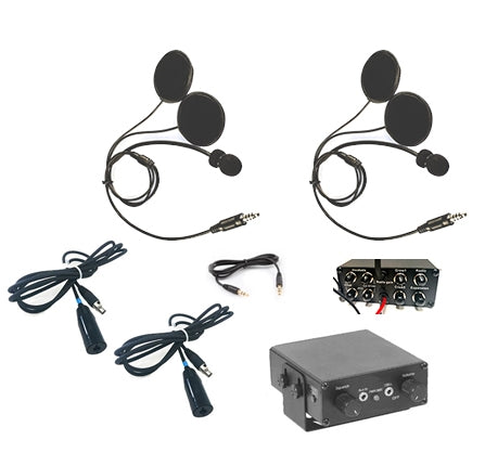 Two Place Off Road 550 Intercom W/ Two DIGITAL S9 Helmet Kits