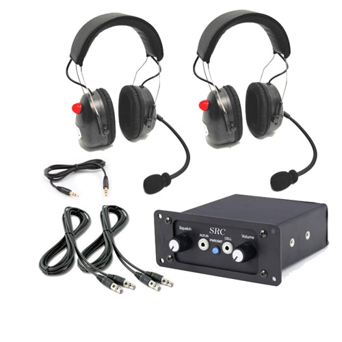 Two Place Off Road 550 Intercom w/ 2 Over The Head Headsets