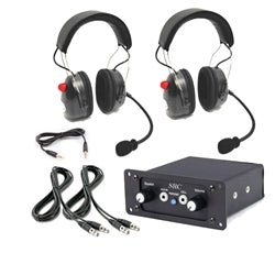 Two Place 550 Intercom w/ 2 Over The Head Headsets
