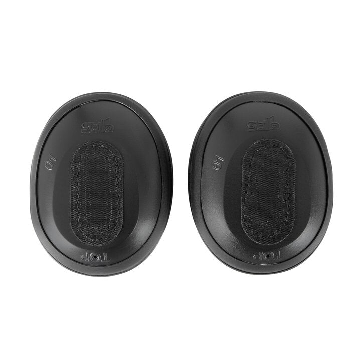 Stilo YA0024 ear cups, outer shells showing the Stilo logo and L / R TOP orientation markings