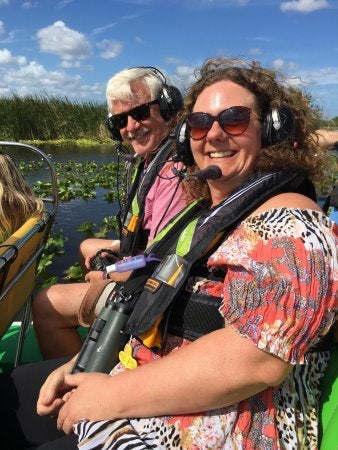 Four Place Air Boat 550 Intercom w/ 4 Over The Head Headsets