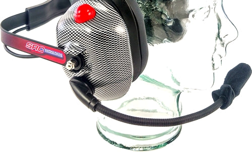 Carbon Checker Series BTH Crew Chief Headset w/ Flex Boom