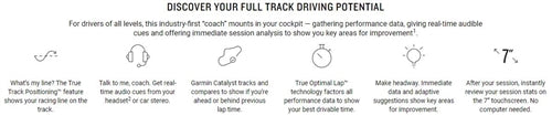 Garmin Catalyst Driving Performance Optimizer