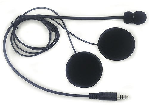 IMSA Straight Cord Helmet Kit w/ S9 Mic and 3.5 Jack