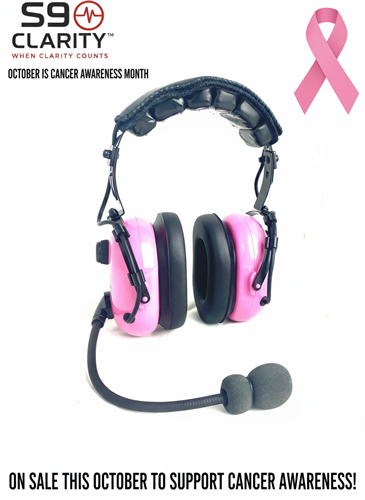 PINK Over-the-Head Headset w/ Flex Boom & S9 Mic