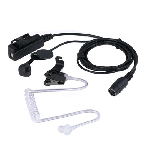 Crew Two Wire Lapel Mic and Ear Piece