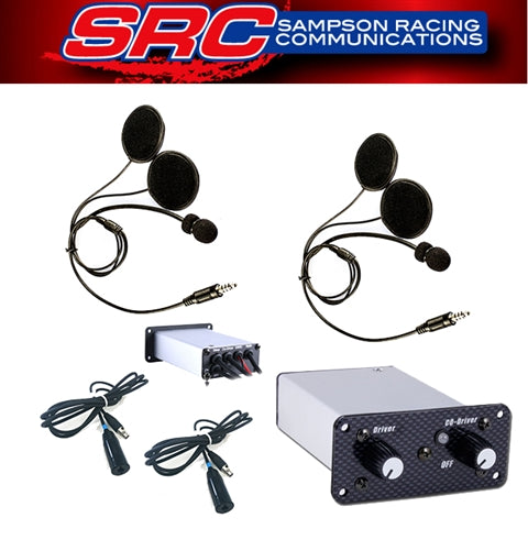Two Place Intercom System w/ 2 Helmet Kits