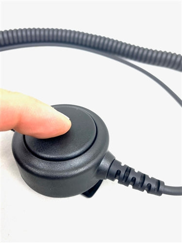 Motorola Coil Cord Inline PTT Driver or Fueler