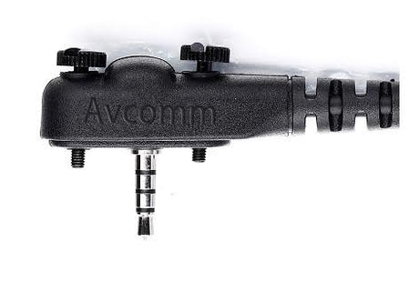 Crew Headset to Coil Cord Vertex/ Motorola Single Pin