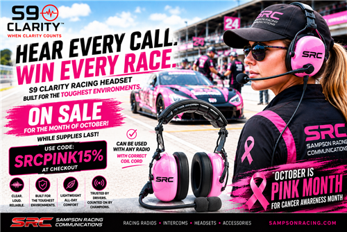 PINK Over-the-Head Headset w/ Flex Boom & S9 Mic