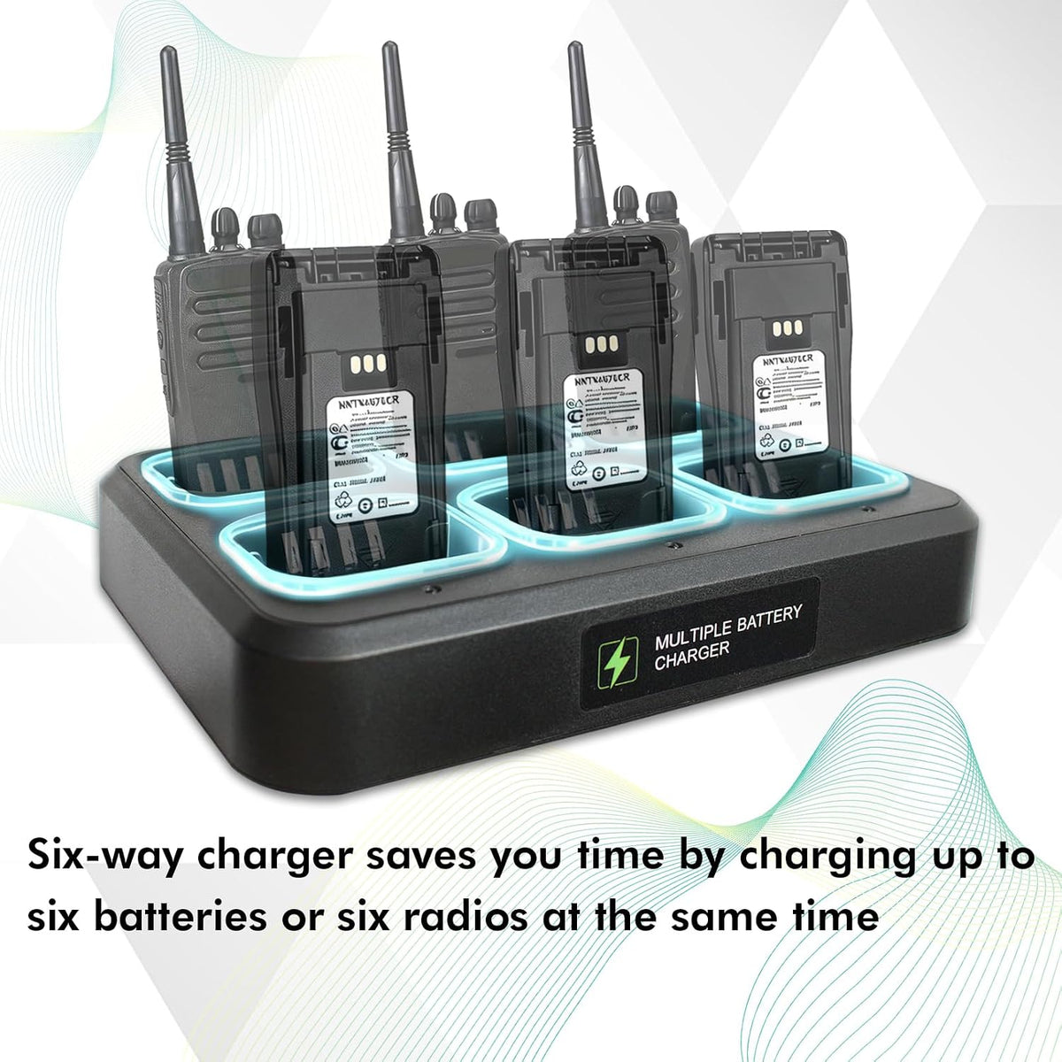 Motorola CP100 6 Bank Rapid Charger