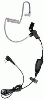 Crew Single Wire Lapel Mic and Ear Piece