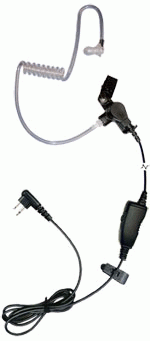 Crew Single Wire Lapel Mic and Ear Piece